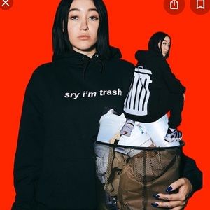 Pizzaslime x Noah Cyrus sry I’m trash hoodie